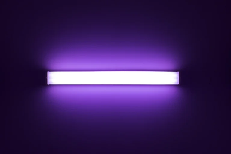 Purple UV light tube