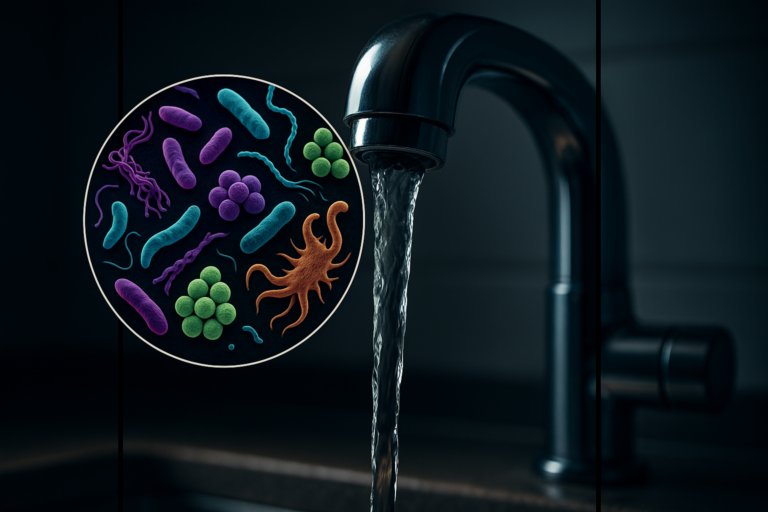 The Bacteria Beneath: How Invisible Microbes Haunt Your Pipes