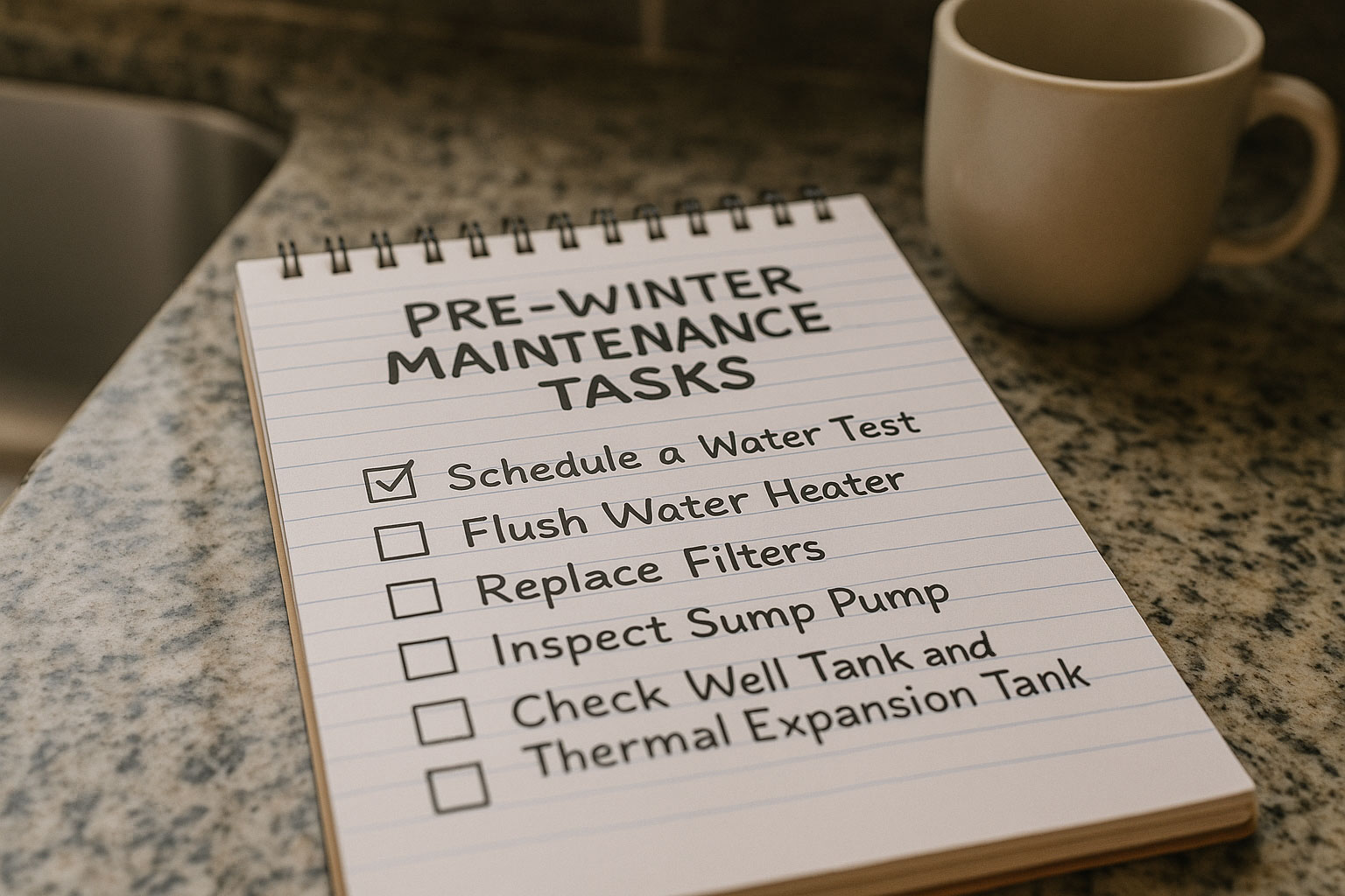 Pre-winter Checklist