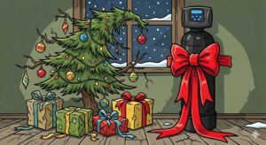 Water Softener under the tree