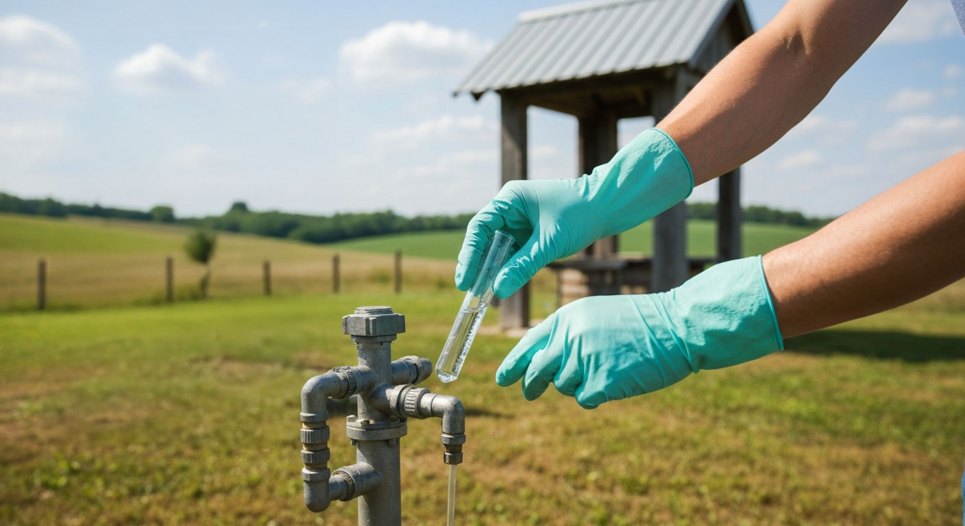 bacteria in well
